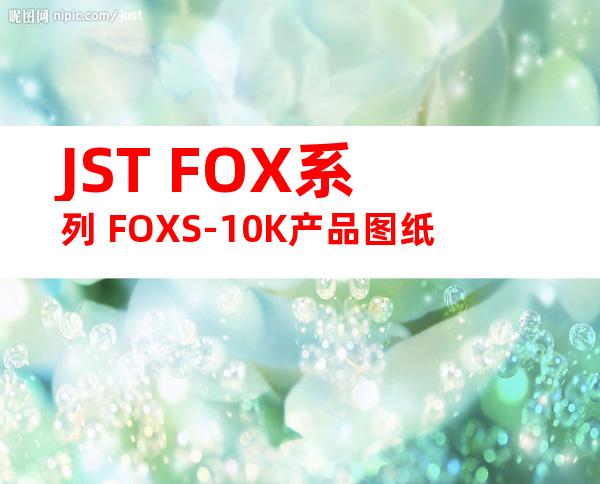JST FOX系列 FOXS-10K产品图纸